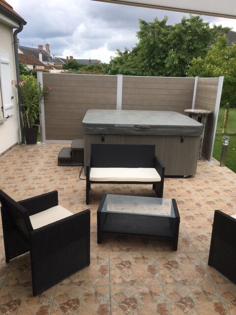 Angle de palissade en PVC recyclé