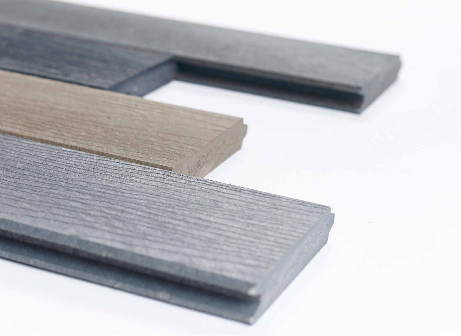 Détail des lames en PVC recyclé Govawall